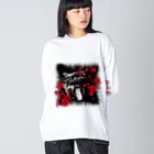 Lunatic Cat-ismのLove and Piece Big Long Sleeve T-Shirt