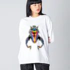 マカロニーケットのモモブトオオルリハムシ Big Long Sleeve T-Shirt