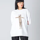 kachimo本舗の持ち上げナナクロ Big Long Sleeve T-Shirt