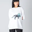 Furuya Tomoyoのちょっと強くなりたい日にライオンをおともに Big Long Sleeve T-Shirt