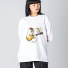 Myamoのしろくまのシブいロッカー Big Long Sleeve T-Shirt