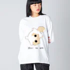 しりのあなショップのよじれるしりのあな Big Long Sleeve T-Shirt