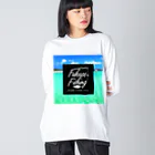 Riki Design (Okinwa Fishing style)のOKINAWAFISHINGSTYLE_T_ ビッグシルエットロングスリーブTシャツ