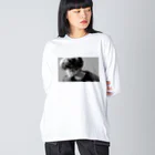 sndiの  ◎ Big Long Sleeve T-Shirt