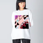 mob creche shop @ suzuriのburst Big Long Sleeve T-Shirt