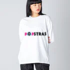 POPSTARS☆のぽぷすた ビッグシルエットロングスリーブTシャツ