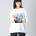 雄大と書いてゆうたショップのrainbowはLGBT Big Long Sleeve T-Shirt