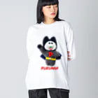 むにゅのよわよわプクマン！ ビッグシルエットロングスリーブTシャツ