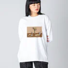 ひよ子の美味しい思い出 ビッグシルエットロングスリーブTシャツ