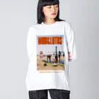 MUD AND LOTUSのBEACH-BIG LONG TEE ビッグシルエットロングスリーブTシャツ