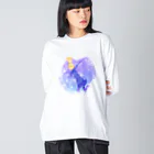 pomemamianのゆめかわプリケツワンダーランド Big Long Sleeve T-Shirt