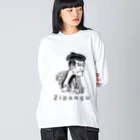 ムエックネの浮世絵 Big Long Sleeve T-Shirt