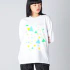 ティラみ⃝す⃝ぐらたんのさんかくいっぱい Big Long Sleeve T-Shirt