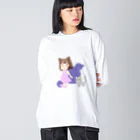 クロム堂のねこみみちゃん Big Long Sleeve T-Shirt