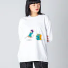 やの のすけのHelp！ 文字無し Big Long Sleeve T-Shirt