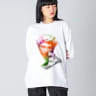 たまじろうのWho are you? Big Long Sleeve T-Shirt