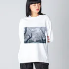 coco70のby my side ロンT by coco70 Big Long Sleeve T-Shirt