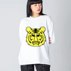 ムエックネのタイガー Big Long Sleeve T-Shirt