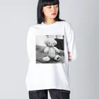 くまくま。ショップのくまくま。の祖先 Big Long Sleeve T-Shirt