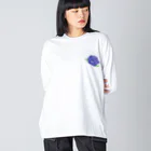 Lafs23のLafs23 公式グッズ「バラ」「薔薇」 ビッグシルエットロングスリーブTシャツ