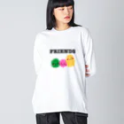 mint shopのモケモケフレンズ ビッグシルエットロングスリーブTシャツ