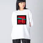 フタガミ ハルキミのZEPPELIN＆BACON Big Long Sleeve T-Shirt