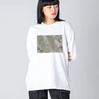 独創蒼彩の~Stem~ ビッグシルエットロングスリーブTシャツ