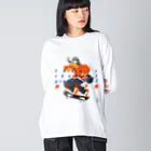 3325sammyのわかりやすいピザの宣伝 Big Long Sleeve T-Shirt