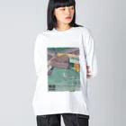 MAN FACTORYの脳内日記 〜 チョコケーキ いる？〜 Big Long Sleeve T-Shirt