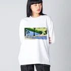 meiyuのお店の影 ビッグシルエットロングスリーブTシャツ