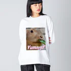 モコ＆ゆず Creator FactoryのYummy! ビッグシルエットロングスリーブTシャツ