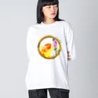 『NG （Niche・Gate）』ニッチゲート-- IN SUZURIのOrdinary Cats06h.t.(秋) Big Long Sleeve T-Shirt