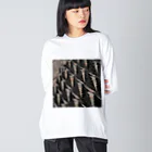 muro_661のインドの古代建造物 ビッグシルエットロングスリーブTシャツ