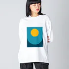 レトロ屋の月夜 Big Long Sleeve T-Shirt