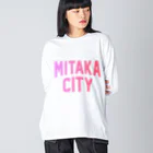 JIMOTOE Wear Local Japanの三鷹市 MITAKA CITY Big Long Sleeve T-Shirt