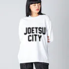 JIMOTO Wear Local Japanの上越市 JOETSU CITY ビッグシルエットロングスリーブTシャツ