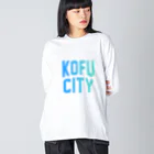 JIMOTOE Wear Local Japanの甲府市 KOFU CITY Big Long Sleeve T-Shirt