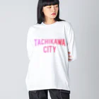 JIMOTOE Wear Local Japanの立川市 TACHIKAWA CITY ビッグシルエットロングスリーブTシャツ