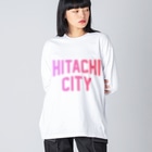 JIMOTO Wear Local Japanの日立市 HITACHI CITY Big Long Sleeve T-Shirt
