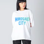 JIMOTO Wear Local Japanの弘前市 HIROSAKI CITY Big Long Sleeve T-Shirt