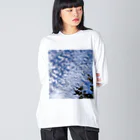 Lily bird（リリーバード）のいわし雲photo2 ビッグシルエットロングスリーブTシャツ