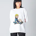 Sophie's storeのスケボー少年 Big Long Sleeve T-Shirt