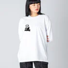 歌うひと SE-YAのパンダのパン蔵くん Big Long Sleeve T-Shirt