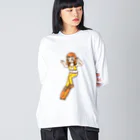 Sophie's storeのスケボー少女 Big Long Sleeve T-Shirt