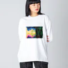 六尺三太郎の電脳新皮質 Big Long Sleeve T-Shirt