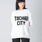 JIMOTO Wear Local Japanの栃木市 TOCHIGI CITY ビッグシルエットロングスリーブTシャツ