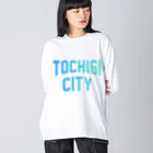 JIMOTO Wear Local Japanの栃木市 TOCHIGI CITY ビッグシルエットロングスリーブTシャツ