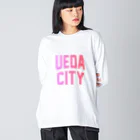 JIMOTOE Wear Local Japanの上田市 UEDA CITY ビッグシルエットロングスリーブTシャツ