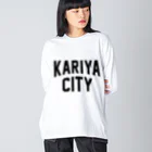 JIMOTOE Wear Local Japanの刈谷市 KARIYA CITY ビッグシルエットロングスリーブTシャツ