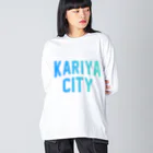 JIMOTOE Wear Local Japanの刈谷市 KARIYA CITY Big Long Sleeve T-Shirt